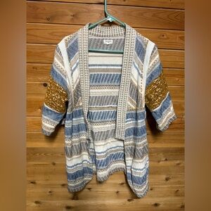 World market textured Open-Front Cardigan